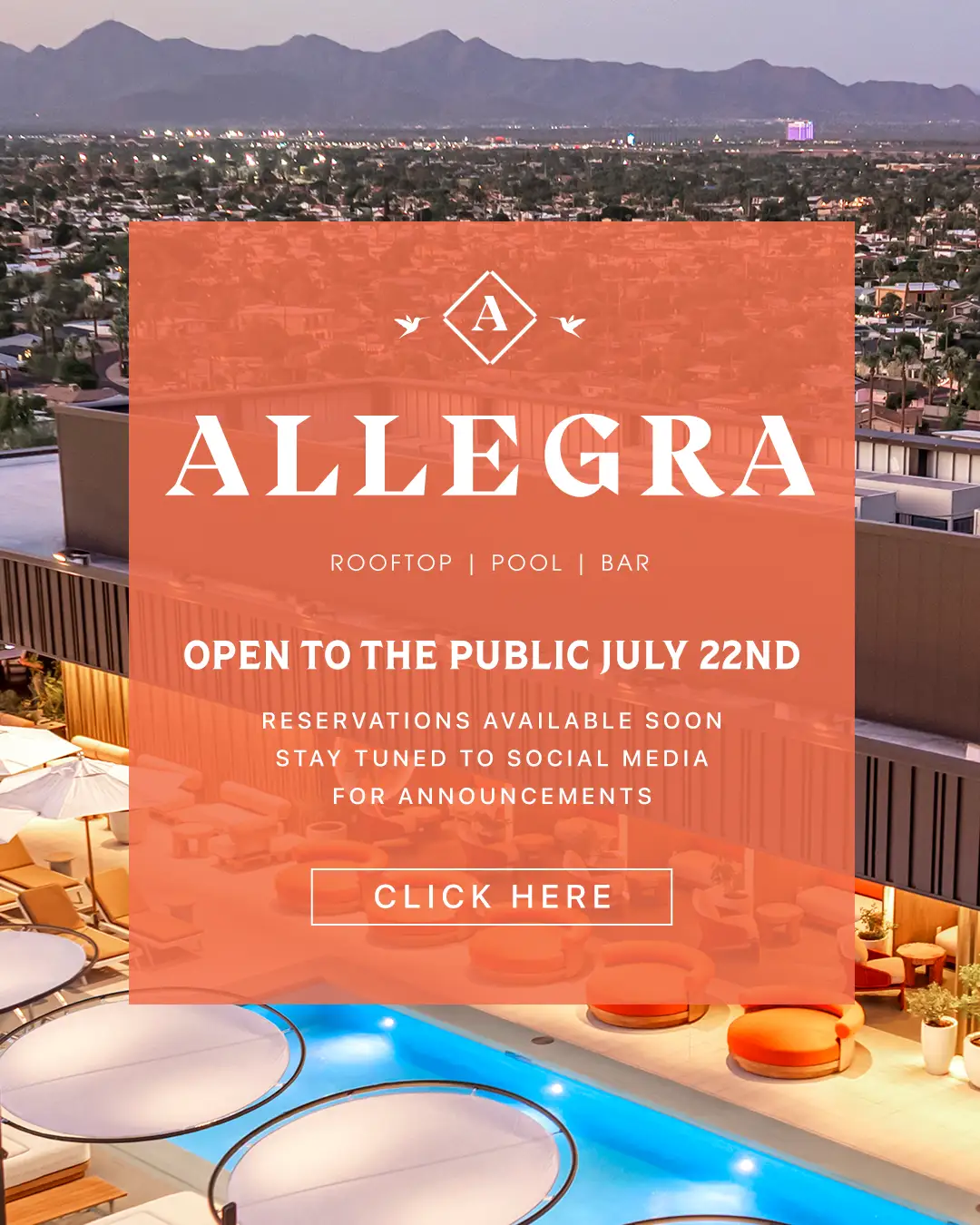 Allegra opening popup