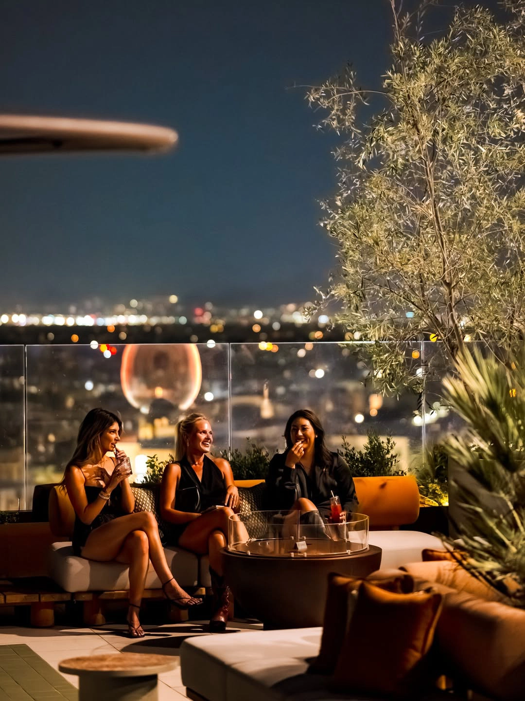 Friends on the roof